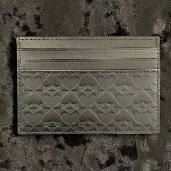 NWT - Kate Spade NY Card Holder in Black - Picture 3 of 7